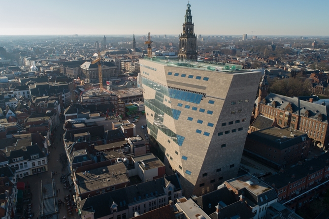 luchtfoto Groninger Forum